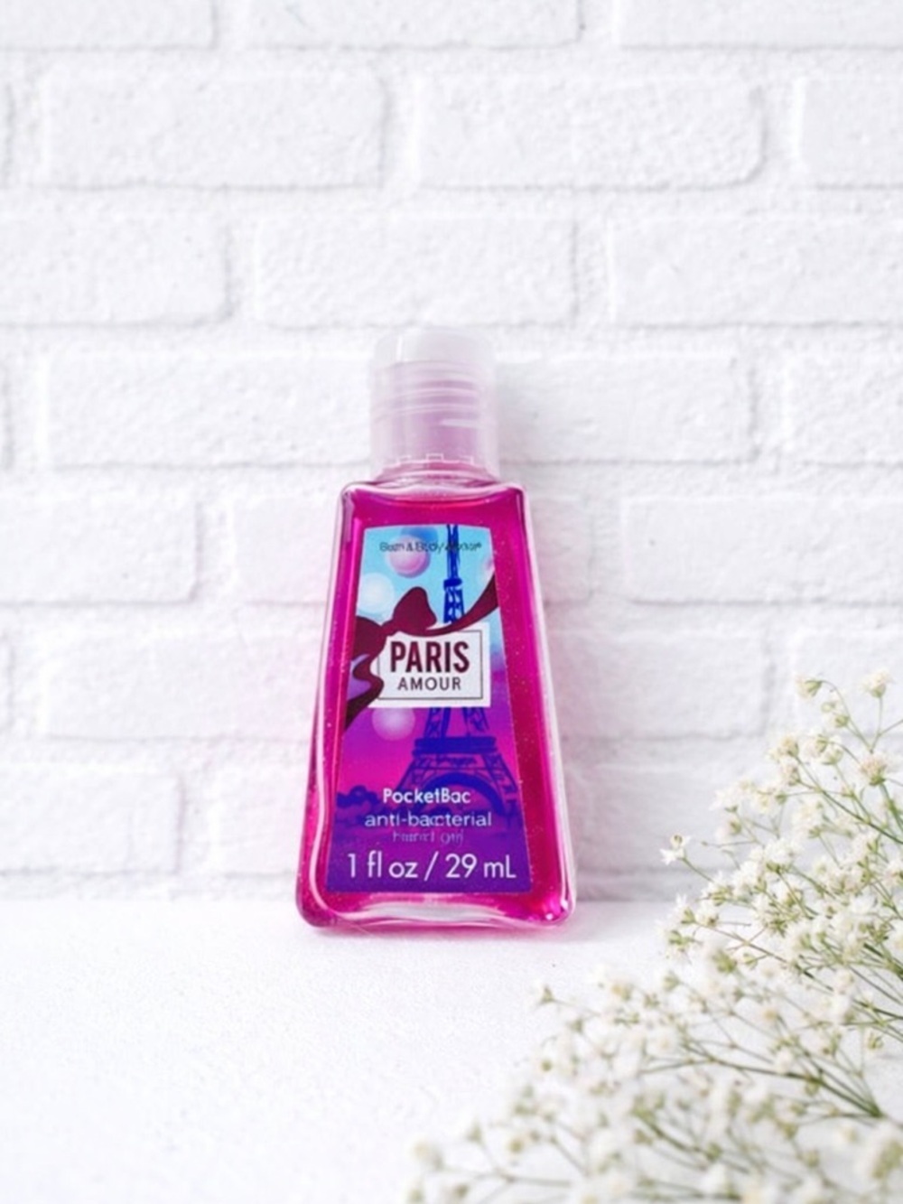Rare Discontinued Bath & Body Works Paris Amour PocketBac Hand Sanitizer 1 oz